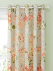 Dreams & Drapes Flourette Lined Pair of Eyelet Curtains - Imagem 2 de 3