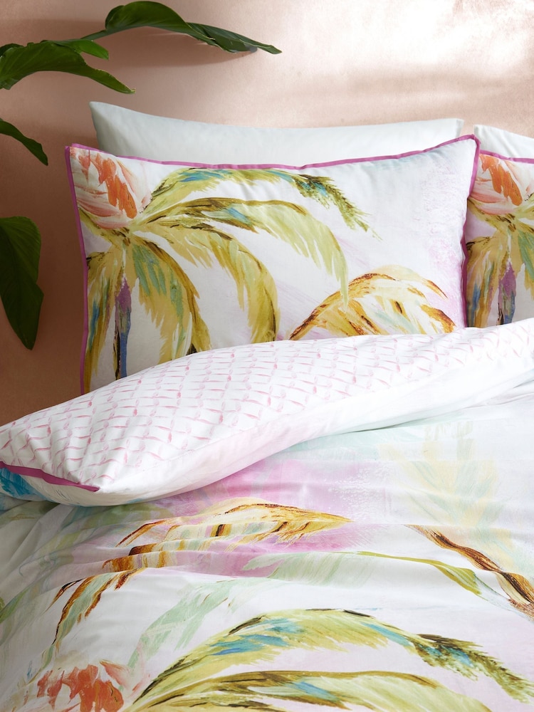 Appletree Green Leilani 100% Cotton Duvet Cover Set - Image 2 of 4 Appletree Green Leilani 100% Cotton Duvet Cover Set - Image 2 of 4