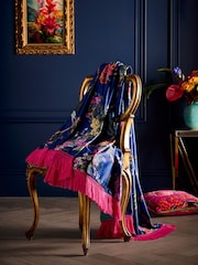 Laurence Llewelyn-Bowen Cotswold Fantasia Velvet Throw - Image 1 of 3