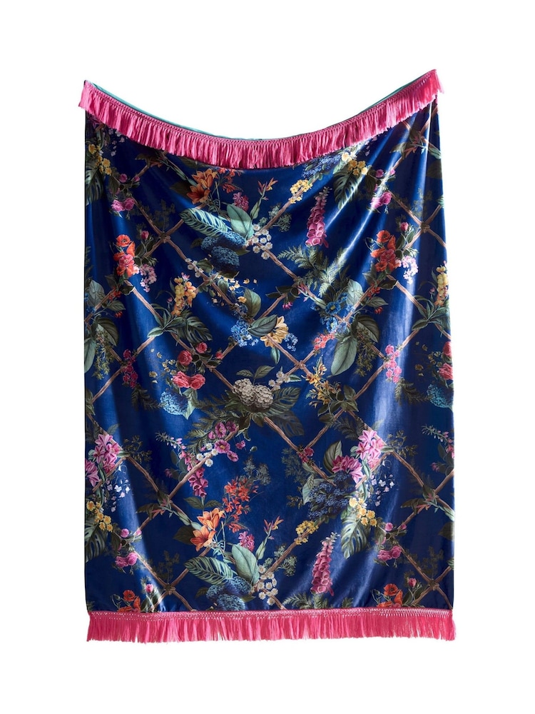 Laurence Llewelyn-Bowen Cotswold Fantasia Velvet Throw - Image 2 of 3