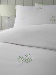 Serene Emily Embroidery Easy Care Duvet Cover Set - Image 2 of 3