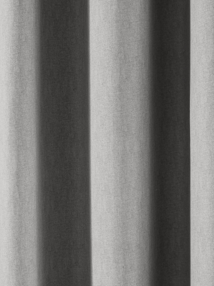 Fusion Cannes Blackout and Thermal Pair of Eyelet Curtains - Imagem 3 de 3
