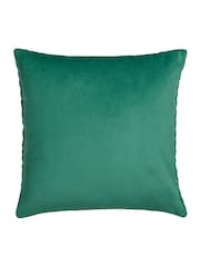 Laurence Llewelyn-Bowen Jade Amory Velvet Filled Cushion - Image 3 of 4