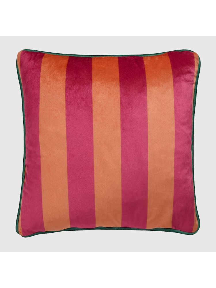 Laurence Llewelyn-Bowen Cotswold Fantasia Dawn Velvet Filled Cushion - Image 3 of 3