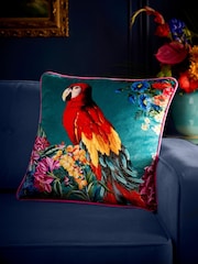 Laurence Llewelyn-Bowen Polly Amorous Velvet Filled Cushion - Imagen 1 de 3