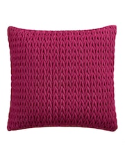 Laurence Llewelyn-Bowen Fuchsia Amory Velvet Filled Cushion - Image 2 of 4