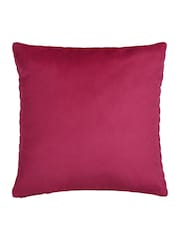Laurence Llewelyn-Bowen Fuchsia Amory Velvet Filled Cushion - Image 3 of 4