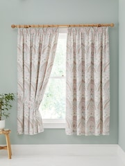 Dreams & Drapes Palais Pair of Pencil Pleat Curtains With Tie Backs - Imagen 1 de 4
