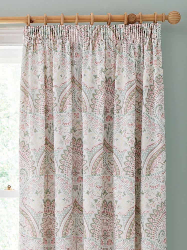Dreams & Drapes Palais Pair of Pencil Pleat Curtains With Tie Backs - Bild 2 von 4 Dreams & Drapes Palais Pair of Pencil Pleat Curtains With Tie Backs - Bild 2 von 4