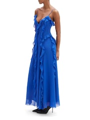 Bardot Blue Veris Ruffle Maxi Dress - Image 3 of 4
