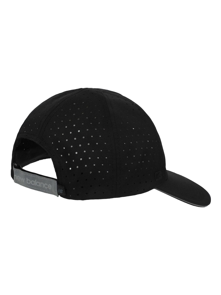 New Balance Black 6 Panel Pro Run Hat - Image 2 of 3