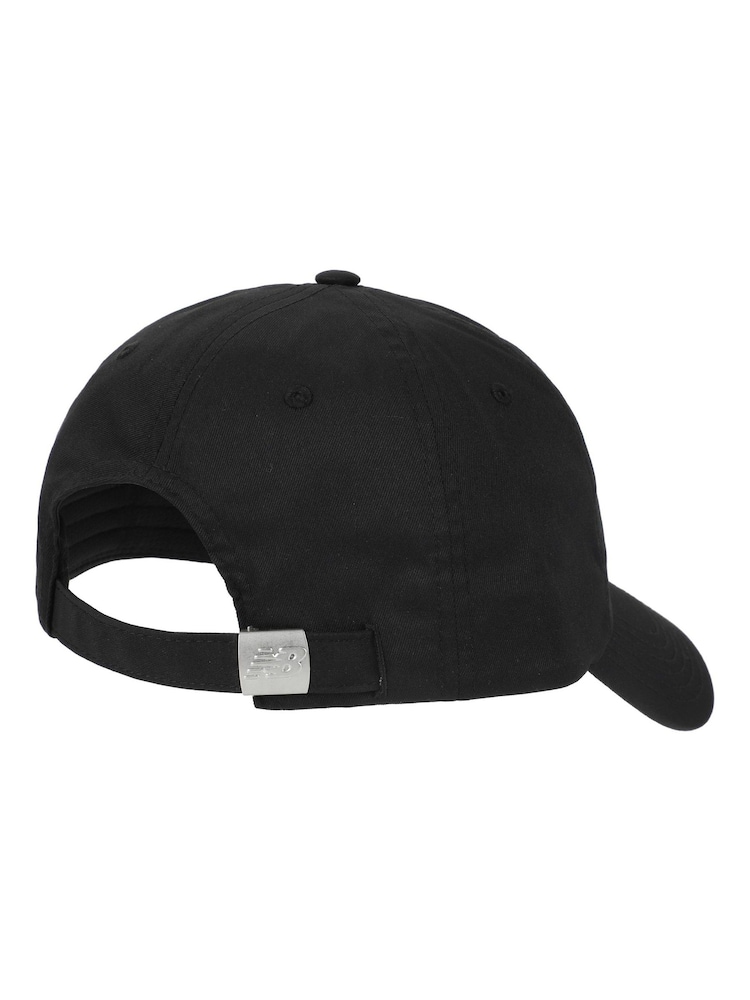 New Balance Black Womens 6 Panel Linear Logo Hat - Image 2 of 3 New Balance Black Womens 6 Panel Linear Logo Hat - Image 2 of 3
