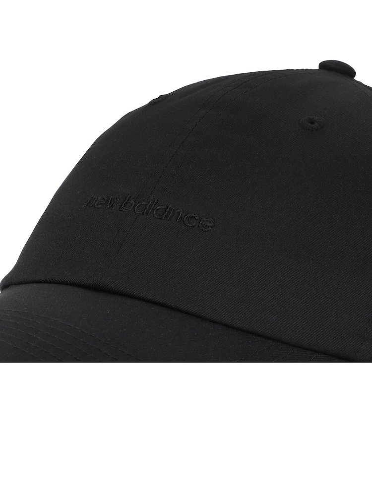 New Balance Black Womens 6 Panel Linear Logo Hat - Image 3 of 3 New Balance Black Womens 6 Panel Linear Logo Hat - Image 3 of 3