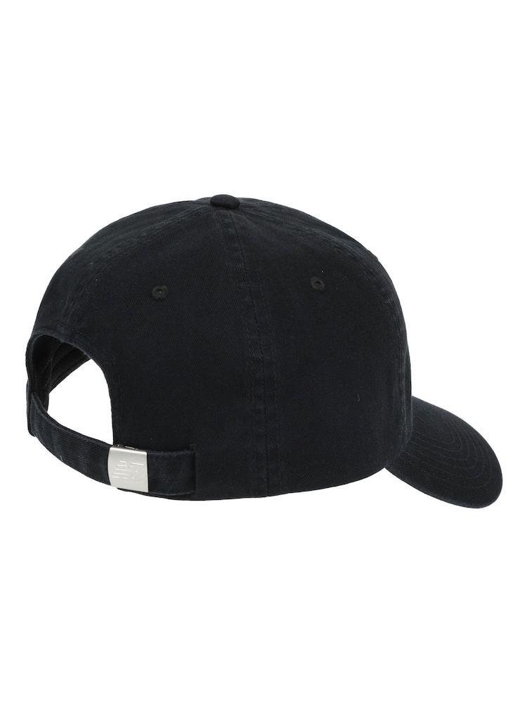 New Balance Black 6 Panel Block N 100% Cotton Hat V 2.0 - Image 2 of 3