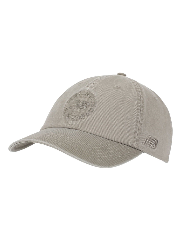 New Balance Natural 6 Panel Circle Graphic 100% Cotton Hat - Image 1 of 3 New Balance Natural 6 Panel Circle Graphic 100% Cotton Hat - Image 1 of 3