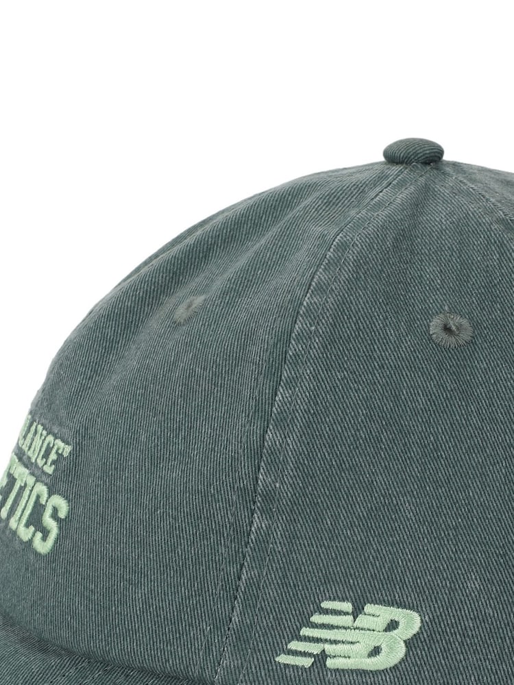 New Balance Green 6 Panel Athletics 100% Cotton Hat - Image 3 of 3