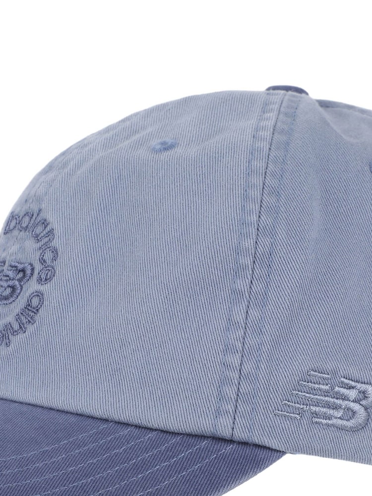 New Balance Blue 6 Panel Circle Graphic 100% Cotton Hat - Image 3 of 3