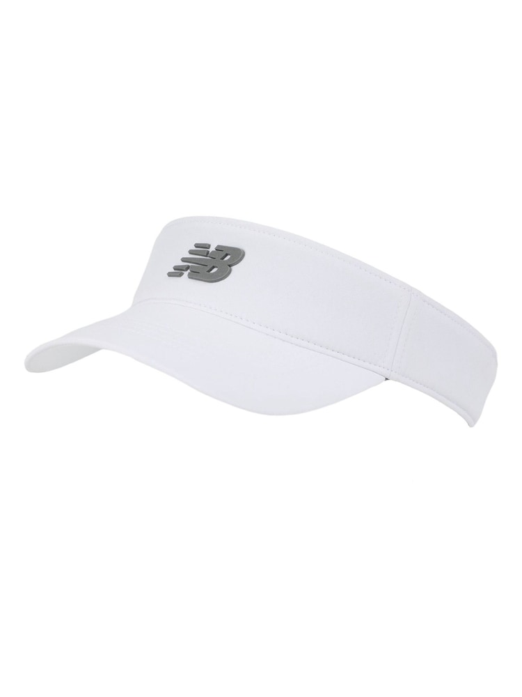 New Balance White Performance Visor V 2.0 Hat - Image 1 of 3