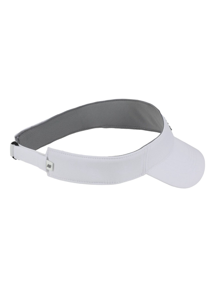 New Balance White Performance Visor V 2.0 Hat - Image 2 of 3