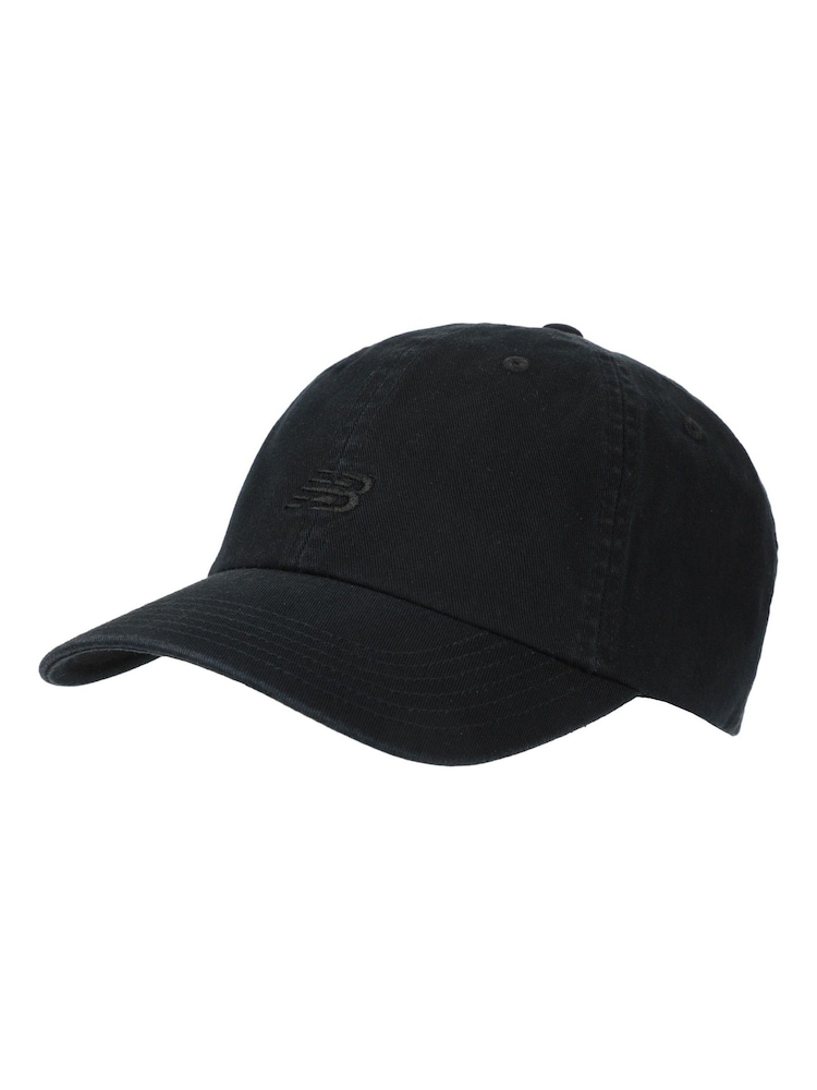 New Balance Black 6 Panel Classic 100% Cotton Hat V 2.0 - Image 1 of 3