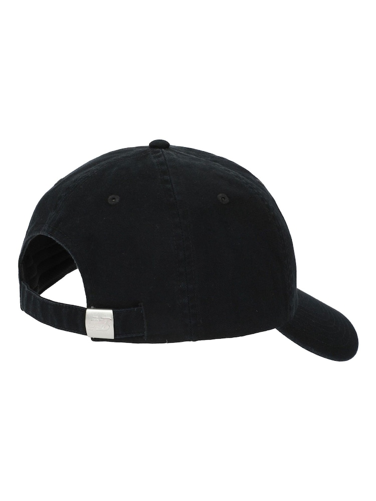 New Balance Black 6 Panel Classic 100% Cotton Hat V 2.0 - Image 2 of 3