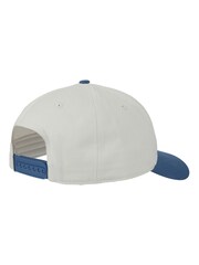 New Balance White 6 Panel Structured Athletics Multi Color Logo 100% Cotton Hat - Image 2 of 3