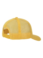 New Balance Yellow Stacked Patch Logo Trucker 100% Cotton Hat - Image 2 of 3