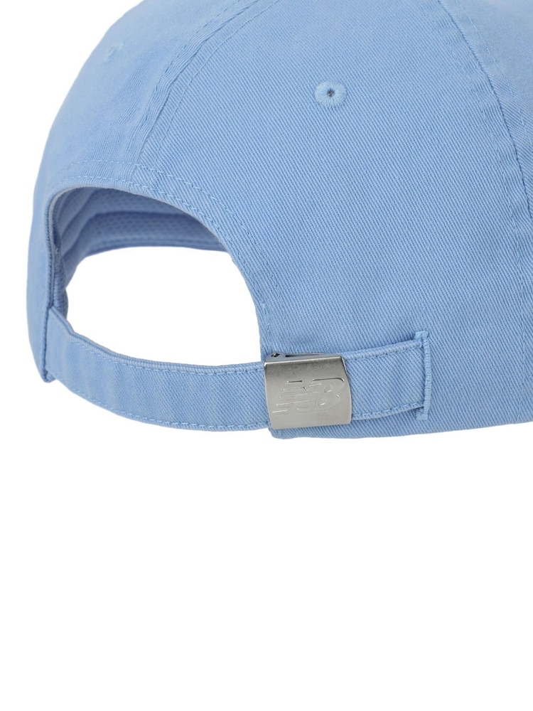 New Balance Blue Womens 6 Panel Classic 100% Cotton Hat - Image 3 of 3 New Balance Blue Womens 6 Panel Classic 100% Cotton Hat - Image 3 of 3