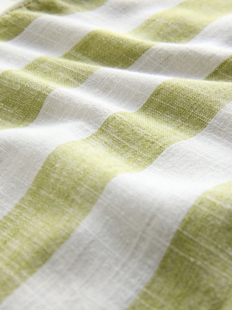 The Set Lime Green Shirt with Linen - Image 3 of 3