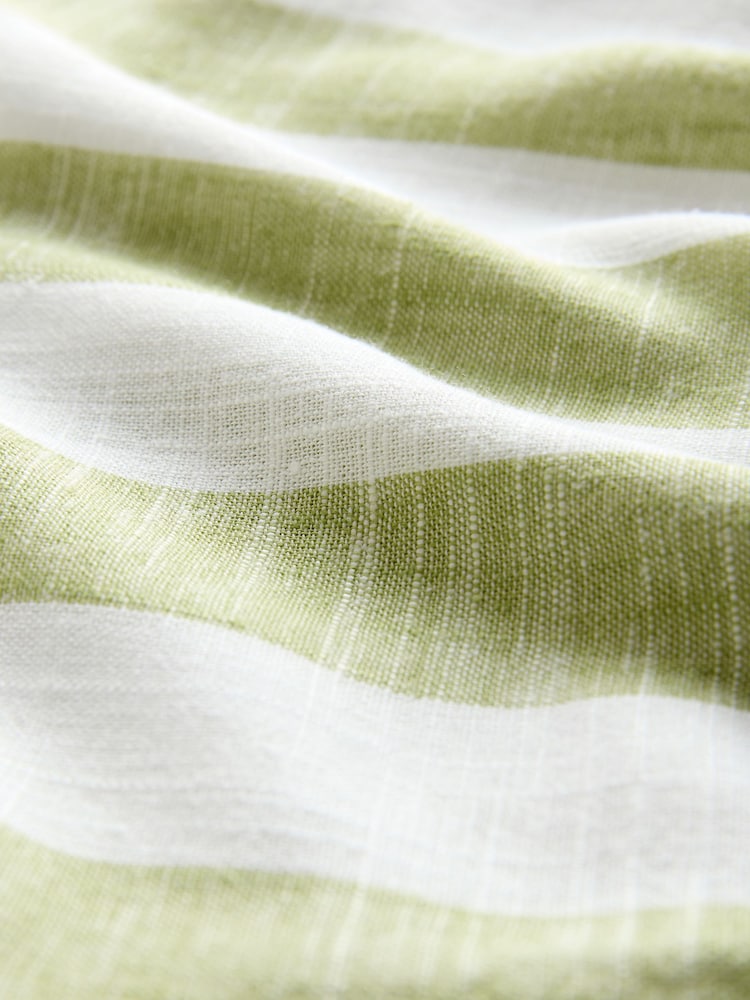 The Set Lime Green Pull On Shorts With Linen - Image 3 of 3