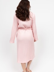 Cyberjammies Pink Waffle Dressing Gown - Image 3 of 3