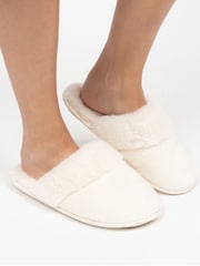 Cyberjammies Cream Plush Slippers - Image 1 of 2