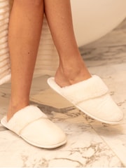 Cyberjammies Cream Plush Slippers - Image 2 of 2