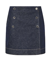 Star by Julien MacDonald Blue Wrap Denim Skirt - Image 6 of 6