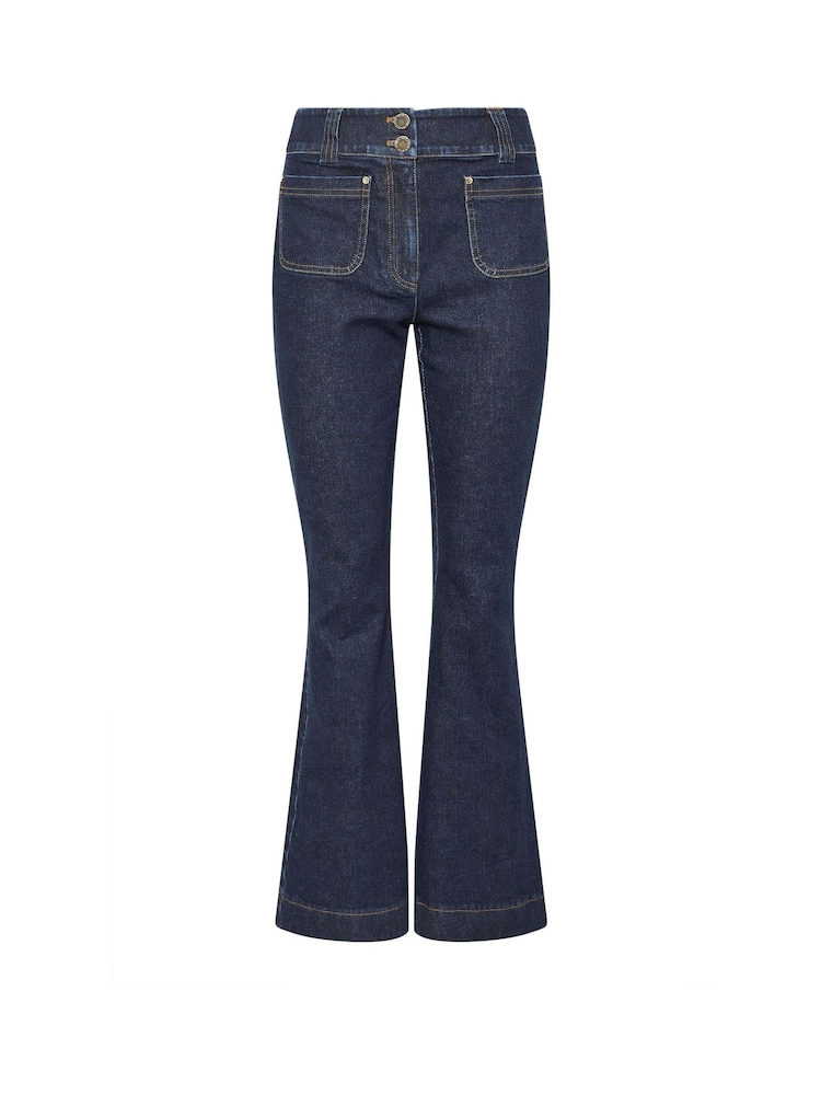 Star by Julien MacDonald Blue Kick Flare Jeans - Image 6 of 6