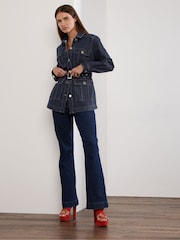 Star by Julien MacDonald Blue Denim Belted Jacket - Image 2 of 6