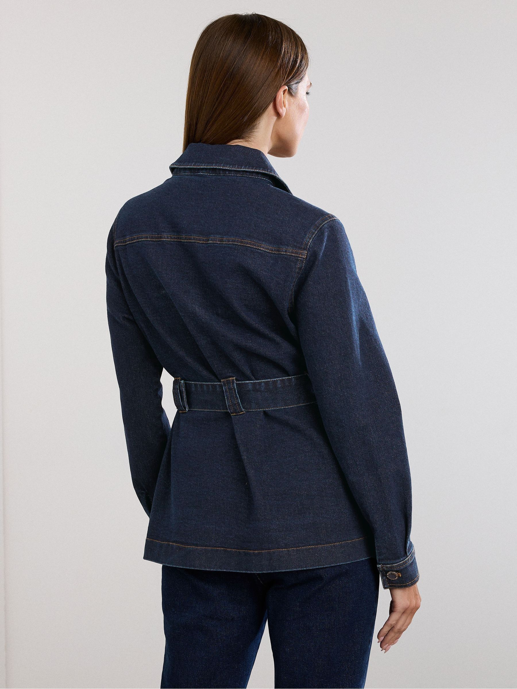 Buy Star by Julien MacDonald Blue Denim Belted Jacket from the