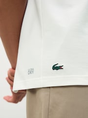 Lacoste White Golf Print T-Shirt - Image 6 of 8