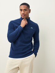 Lacoste Navy Golf 1/4 Zip Fleece - Image 1 of 4