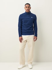 Lacoste Navy Golf 1/4 Zip Fleece - Image 3 of 4
