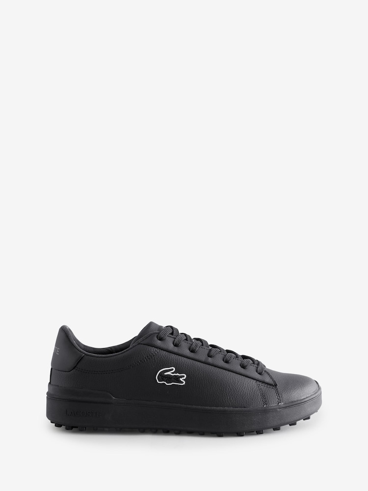 Lacoste Chrome Black Powercourt Trainers - Image 1 of 1