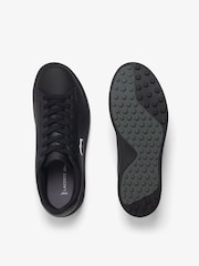 Lacoste Chrome Black Powercourt Trainers - Image 4 of 6