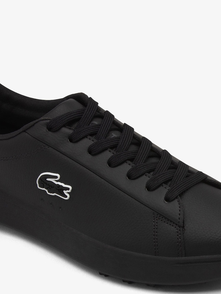 Lacoste Chrome Black Powercourt Trainers - Image 6 of 6