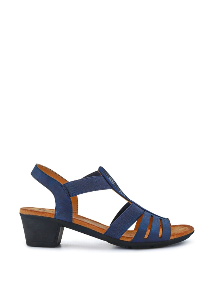 Pavers Blue Ladies Smart Sandals - Image 1 of 5