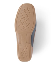 Pavers Navy-Tan Leather Moccasins - Image 5 of 6