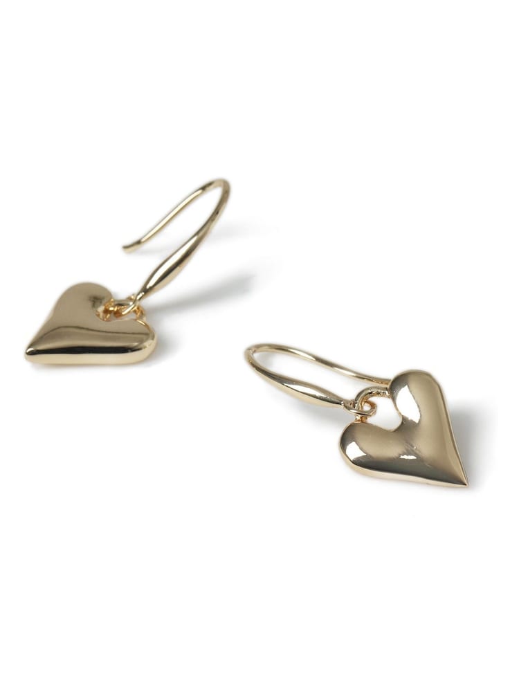 Aela Heart Drop Earrings - Image 2 of 2