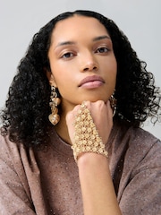 Aela Gold Tone Hand Chain - Image 1 of 4