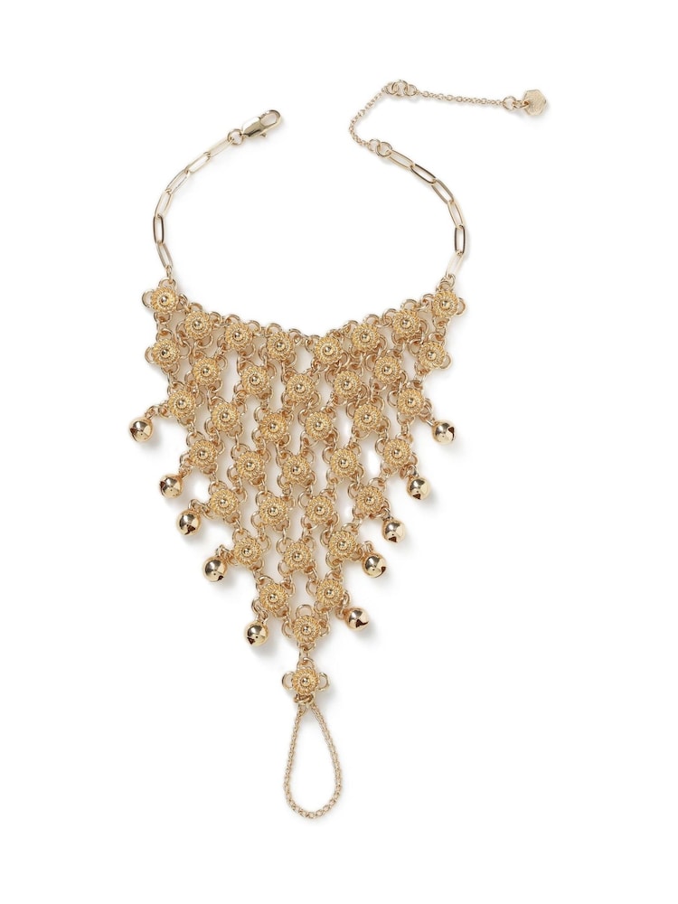 Aela Gold Tone Hand Chain - Image 4 of 4