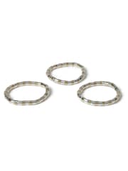 Aela Gold/Silver Tone Mixed Metal Stretch Tube Wristwear Pack - Image 2 of 2