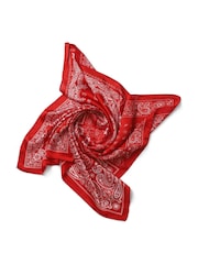 Aela roter Paisley-Bandana-Schal - Bild 3 von 4